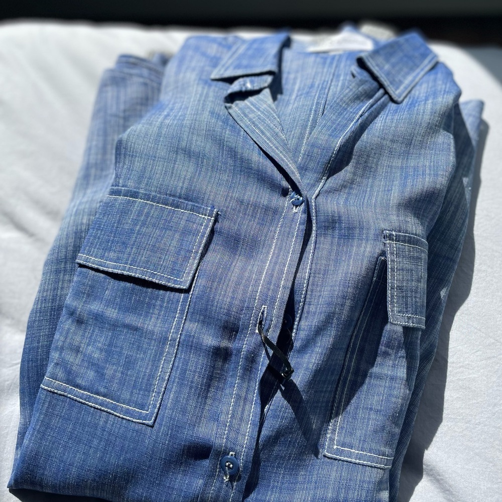 NWT - beautiful, elegant, and flowy button down